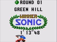 Sonic Drift sur Sega Game Gear